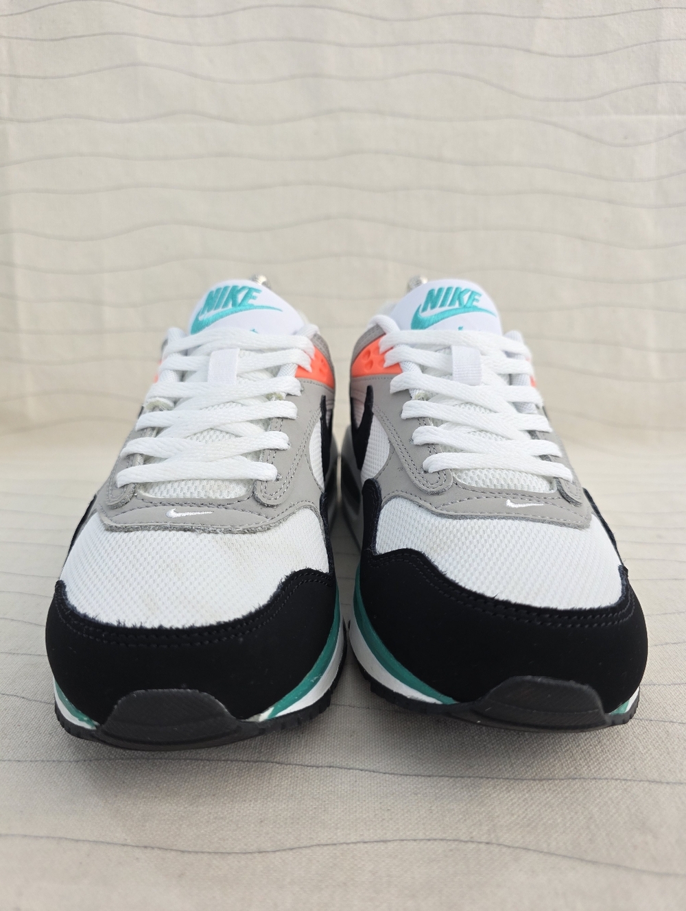 Nike Womens Air Max Correlate White Black New Green White Shoes 511417-136 Sz 7 - Picture 6 of 13
